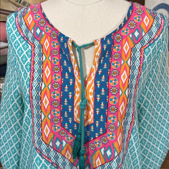 Colorful Geometric Pattern Tunic - Picture 5 of 5